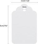 1000pcs Price Tags  White Clothing Tags For Retail  Small Kraft Blank