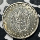 1904 Panama 5 Centesimos Lot jm8568 Silver  High Grade  Beautiful 