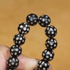 Tibetan Dzi Beads Old Agate Full Sky Star Round Beads Amulet Bracelet Handstring