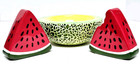 Holt Howard Melon Bowl   Watermelon Salt Pepper Shaker Retro Kitchen Decor Fruit