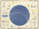 Vintage Map  the Daily Telegraph Sky At Night Map  Geographia Ltd  C 1960