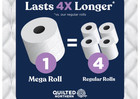 Quilted Northern Ultra Plush 3-ply Toilet Paper  12 Mega Rolls Each- 2 Pack