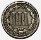1882 Three Cent Nickel  Low Mintage Vf Key Date   