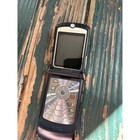 Motorola Razr V3 Black Vintage Flip Phone Vga Zoom 4x Cellular Mobile Device