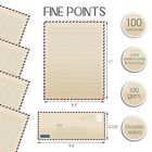 Vintage Airmail Writing Paper Set 100 Piece Letter Size 8 5x11 With Envelopes