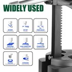 3 Ton Arbor Press Manual Desktop Ratchet Leverage Punch Press Metal Stamp Tool