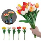 Artificial Tulips Fake Flower Latex Real Touch Bridal Wedding Bouquet Home Decor