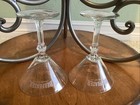 Pair Of Vintage Unused Beefeaters London Dry Gin - Etched Martini Glasses  Pair