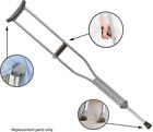 Replacement Crutch Parts  Rubber Pads Underarm Cushion  Hand Grip  And Feet Cap 