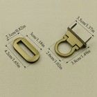 Bag Lock Metal Clasp Turn Lock Twist Locks For Diy Handbag Craft Bag Hardware 