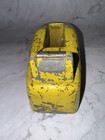 Vintage Mcm Scotch Tape Dispenser Yellow Flower 6    Metal Heavy Desk Accessory