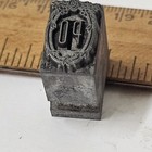Vintage Floral Monogram  po  Letterpress Printing Block