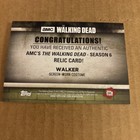 2017 Topps Walking Dead Wardrobe Relic Walker Zombie Season 6 Card  f5 