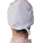 Islamic Turkish Cap Firdevs Luxury Rhinestone Hijab Bonnet Underscarf White