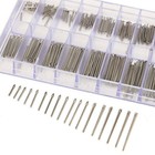 360pcs 1mm Watch Band Strap Spring   Split Cotter Bars Link Pins Quality 6-23mm