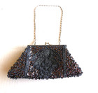 Neiman Marcus Beaded Bag Clutch Purse Chain Strap Wristlet Y2k Retro Fairycore