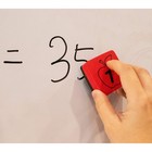 24-pack Magnetic Whiteboard Eraser Numbered Student Dry Erase Marker Erasers 2 