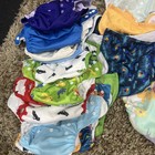 Cloth Diaper Lot Covers Aio Pockets Fitteds Wet Bags Bamboo Hemp Cotton Inserts