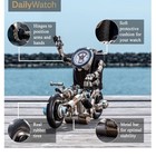 New Motorcycle Watch Display Stand Unique Watch Holder Watch Accessory Silver