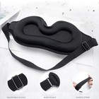 3d Travel Silk  Eye Sleeping Mask Soft Padded Shade Cover Rest Relax Blindfold