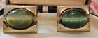Vintage Swank Rare Green Tigereye Cuff Links - New In Original Box