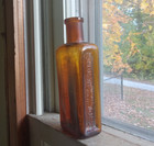 Astol Hair Color Restorer Edwards Harlene Co Amber Hand Blown Hair Bottle