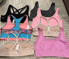 Ivivva By Lululemon Lot Of 7 Girls Sports Bras - Youth Size 12