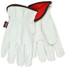 1 Pr  Cold Weather Cowhide Leather Fleece Lined Insulated Work Drivers Gloves Xl