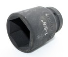 1  Drive 1-5 8  Sae  6 Point Deep Impact Socket 3  Length Crr-mo Chrome Molybden