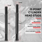For 98-18 Dodge Ram Cummins 24v Diesel 5 9 6 7 12-point Cylinder Head Stud Kit