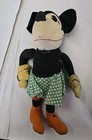 Rare 1930s Minnie Mouse Disney Doll Needleart Toys W Missing Parts