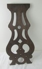 Antique Hand Carved Wood Pediment Reclaimed Salvage 18-3 4  Long X 9  Mahogany