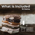 Cloth Diapers 7 Pack With 7 Inserts   1 Wet Bag - Waterproof Cover  Washable    