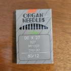 120 Organ Dcx27 80 12 Sewing Machine Needle