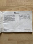 Talbot Matra Rancho Owner Handbook  Dated 1982 