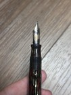 Vintage Conklin Mark Fountain Pen Pencil Set Red Pearl Celluloid Laughlin Nib