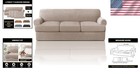 Sofa Slipcover T Cushion 4 Pieces Stretch Fit Protectors For 70 88 Inch Couch