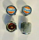 Gulf Gas Tire Caps  Gulf Gasoline Car Tire Valve Stem Caps  Gulf Logo Tire Caps