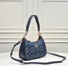 Nwt Coach Ch139 Teri Shoulder Bag Signature Chambray Outlet New Free Shipping