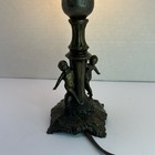 Vtg Tiffa-mini Art Deco Style Frosted Glass Tulip Shade Desk Lamp L l Wmc  9883