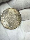 1970 St  Thomas And Prince Island 50 Escudos Silver Coin Low Mintage Gem Bu C91