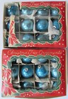 2 Dozen Small Vintage feather Tree 35 Mm Balls   In Original Boxes  Japan   Jp29