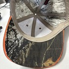Mossy Oak Full Camo Strapback Hat With Orange Trim New With Tags