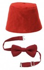 New Halloween Bow Tie   Fez Hat Set Doctor Who Bbc Tv Series 11th  matt Smith 