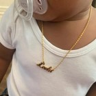 Custom Name Necklace Family Baby Mother Kids Personalized 18k Gold Jewelry Gifts