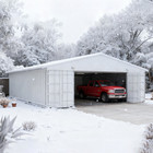 40 x36  Shipping Container Roof Heavy Duty Steel Shelter Excluding Containers