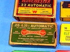 Empty Vintage  22 Caliber Ammo Boxes Remington Winchester Western