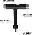 Skate Tool All-in-one  Skateboard Tool Roller Skate Tool T Tool For Skateboard  