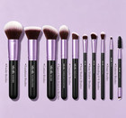 10 Pcs Makeup Brushes Set Professional Cosmetic Powder Foundation Brush With Cas
