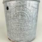 Vintage Junior Ice Cream Freezer Galvanized Metal 2 Quart Manual Hand Crank